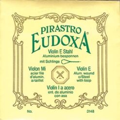 Pirastro Eudoxa Violin Strings Set. Loop E 4/4 Size